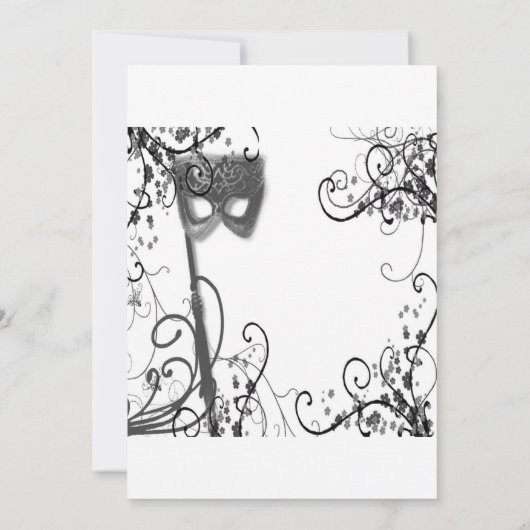 Masquerade ball nodig 2 kaart (Achterkant)