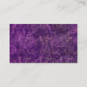 Masquerade Ball Paarse Gouden Trouwplaats Kaarten Plaatskaartje (Achterkant)