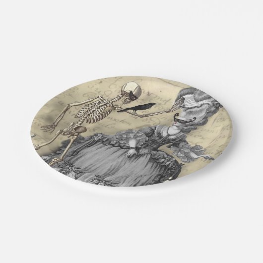 Masquerade Ball Papieren Bordje (Gekanteld)