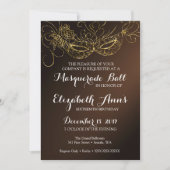 Masquerade Ball Party Uitnodiging 5x7 (Voorkant)