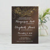 Masquerade Ball Party Uitnodiging 5x7 (Staand voorkant)