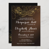 Masquerade Ball Party Uitnodiging 5x7 (Voorkant / Achterkant)