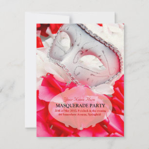 Masquerade Ball RSVP-kaarten RSVP Kaartje