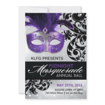 Masquerade Ball-uitnodiging