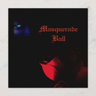 Masquerade Ball-uitnodigingen Kaart