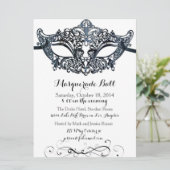 Masquerade Ball-uitnodigingen Kaart (Staand voorkant)