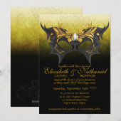 Masquerade Ball Wedding Uitnodiging (Voorkant / Achterkant)