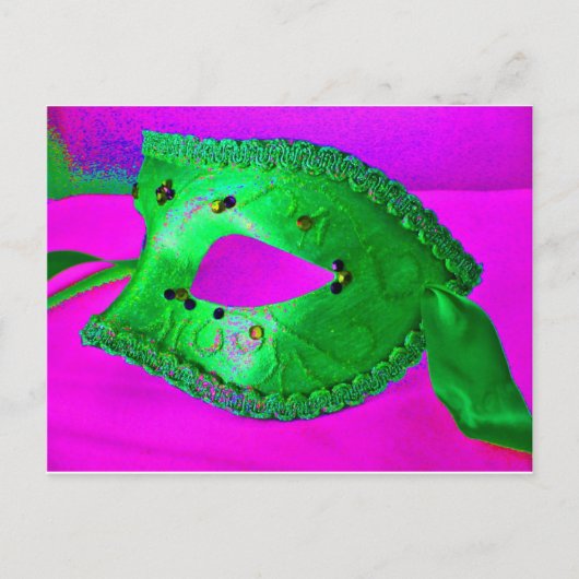 Masquerade Bash Briefkaart (Voorkant)