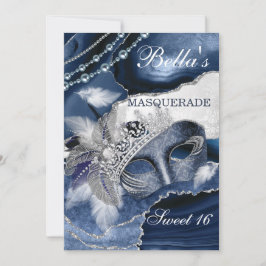 Masquerade Birthday Party-uitnodigingen Kaart