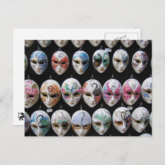 Masquerade Briefkaart (Voorkant / Achterkant)