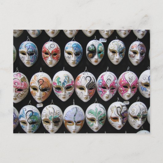 Masquerade Briefkaart (Voorkant)