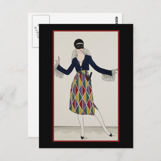 Masquerade Briefkaart (Voorkant / Achterkant)