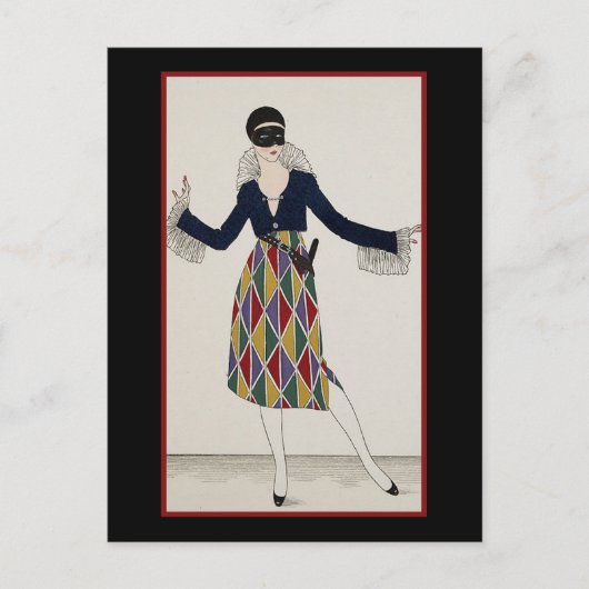 Masquerade Briefkaart (Voorkant)