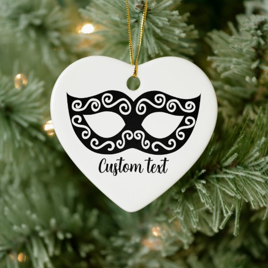 Masquerade carnaval feestmasker Kerstmis ornament (Boom)