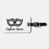 Masquerade carnaval party masker aangepaste reizen bagagelabel (Voorkant horizontaal)