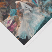 Masquerade Carnival Costume Mask 15 Decoupage Tissuepapier (Detail)