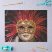 Masquerade Carnival Costume Mask 19 Decoupage Tissuepapier (Craft)