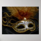 Masquerade Carnival Masker 11 Poster (Voorkant)