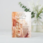 Masquerade Chic Masque Sweet 16 I Uitnodiging Briefkaart (Staand voorkant)