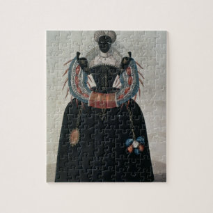 Masquerade costume in de stijl van Henri III (colo Legpuzzel