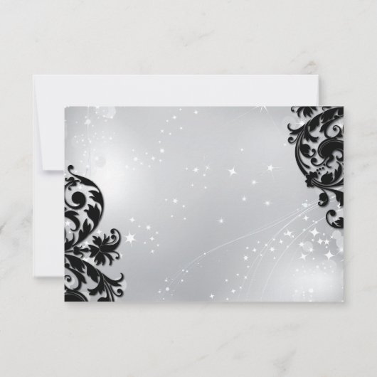 Masquerade Dank je kaarten (Achterkant)