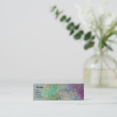 MASQUERADE ,Dans, Muziek, Theater Artiest, Blauw Mini Visitekaartje (Staand voorkant)