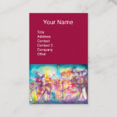 MASQUERADE Dansmuziek, Theaterkunstenaar, Paarse Visitekaartje (Voorkant)