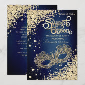 Masquerade diamant luxe goud, zoet 16 kaart (Voorkant / Achterkant)