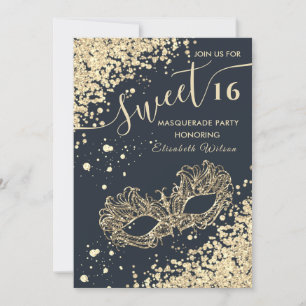 Masquerade diamant luxe goud, zoet 16 kaart