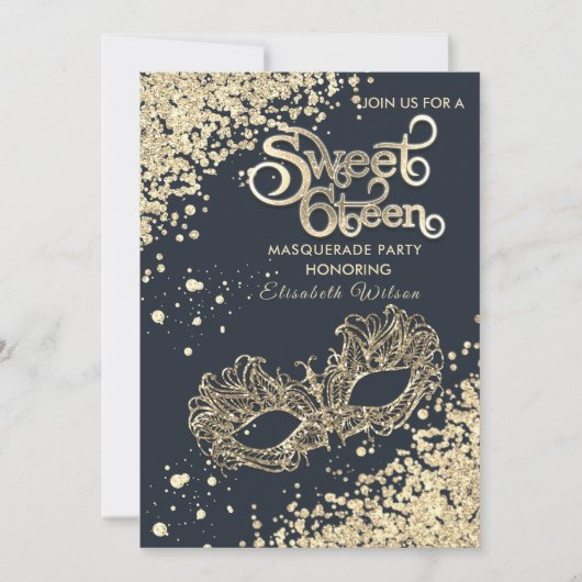 Masquerade diamant luxe goud, zoet 16 kaart (Voorkant)