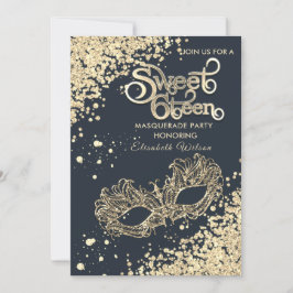 Masquerade diamant luxe goud, zoet 16 kaart