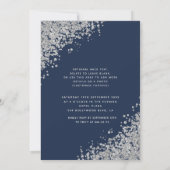 Masquerade diamantluxe Quinceañera marine Kaart (Achterkant)