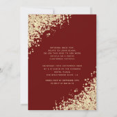 Masquerade diamantluxe Quinceañera red Kaart (Achterkant)