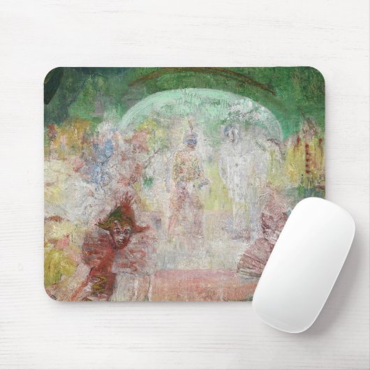 Masquerade door James Ensor (1889) Muismat (Met muis)