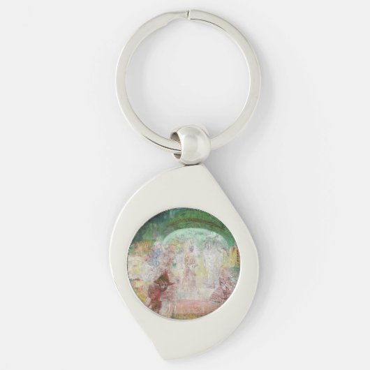 Masquerade door James Ensor (1889) Sleutelhanger (Voorkant)