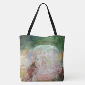 Masquerade door James Ensor (1889) Tote Bag (Achterkant)