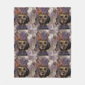 MASQUERADE DOXIE  KUNST      FLEECE DEKEN (Voorkant)