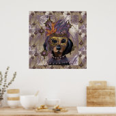 MASQUERADE DOXIE  KUNST      POSTER (Keuken)