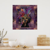 MASQUERADE DOXIE KUNST POSTER (Keuken)