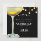 Masquerade Fabulous Silver Mask Gold Lights Kaart (Achterkant)