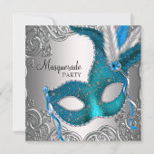 Masquerade Feest en Evenement Kaart (Voorkant)