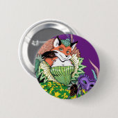 Masquerade Fox Button (Voorkant /achterkant)
