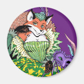 Masquerade Fox Magnet (Voorkant)