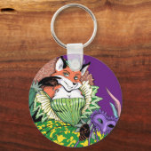 Masquerade Fox Sleutelhanger (Voorkant)