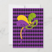 Masquerade Gala Kaart (Achterkant)