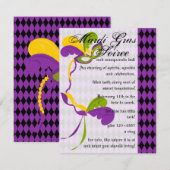 Masquerade Gala Kaart (Voorkant / Achterkant)