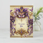 Masquerade Garden Romance | BellaVille Bridal Kaart (Staand voorkant)