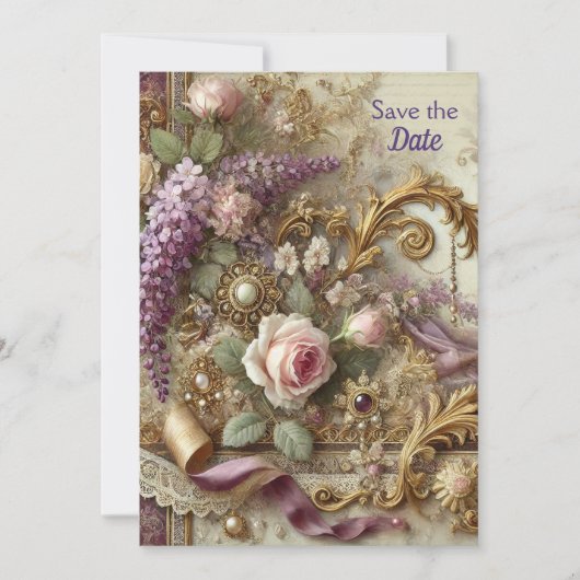 Masquerade Garden Romance | BellaVille Bruids Show Kaart (Voorkant)