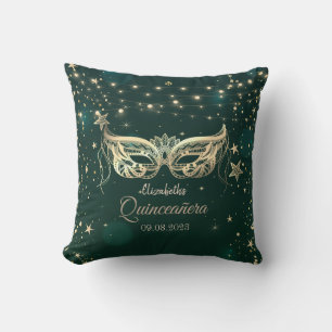 Masquerade, Groene sterren  Quinceañera Kussen