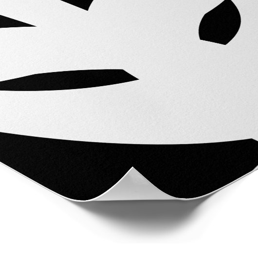 Masquerade in het zwart en zilver poster (Hoek)